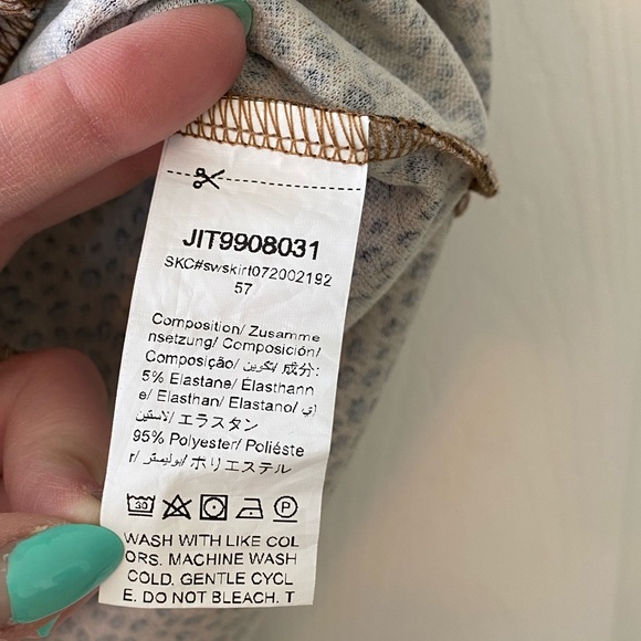 🌟5 for $15🌟Shein Split Hem Dalmatian XL Skirt - Picture 12 of 12